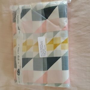 Fabric- 2 Yds total,  solid + print - cotton spandex